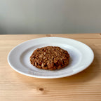 Mandel-hasselnötscookie med pepparkakskrydda. Växtbaserad & glutenfri.