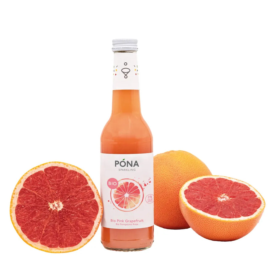 PONA ekologisk kolsyrad grapefruktdryck med källvatten
