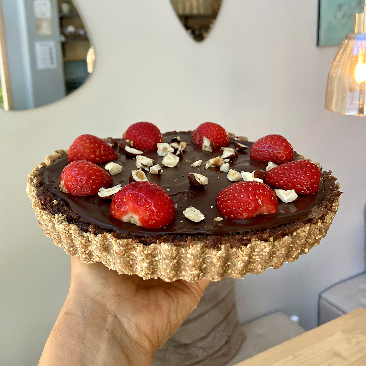 Hasselnöt-choklad kaka