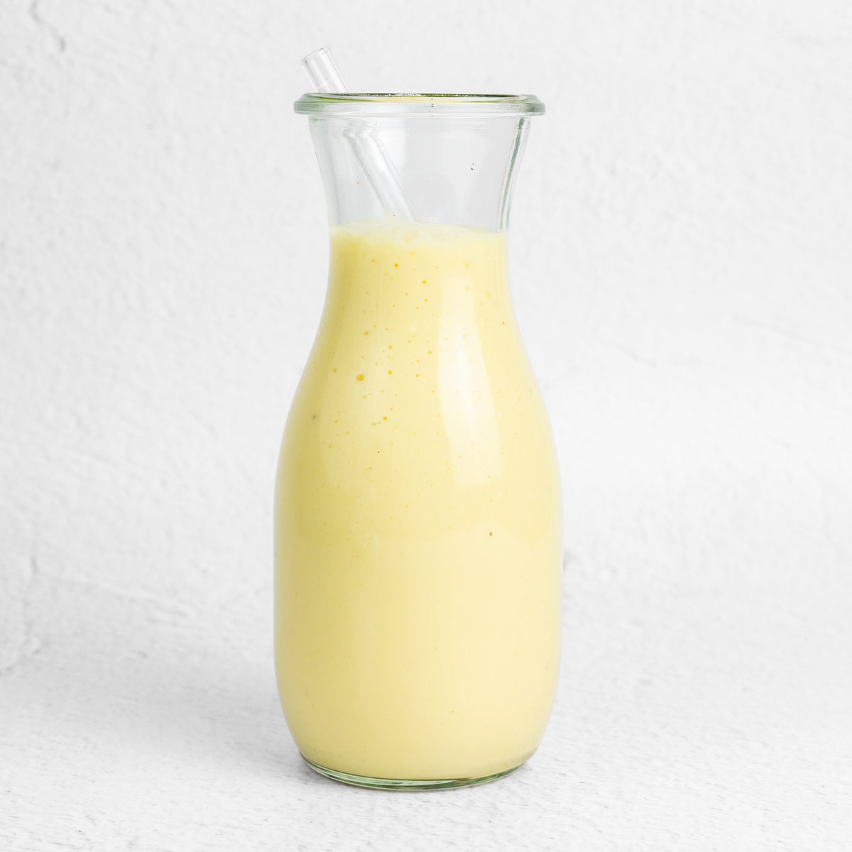 Exotic Kick smoothie 1 liter med mango, banan, kokosmjölk och citron